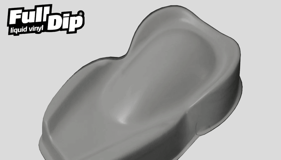 full dip light grey primer spray wrap