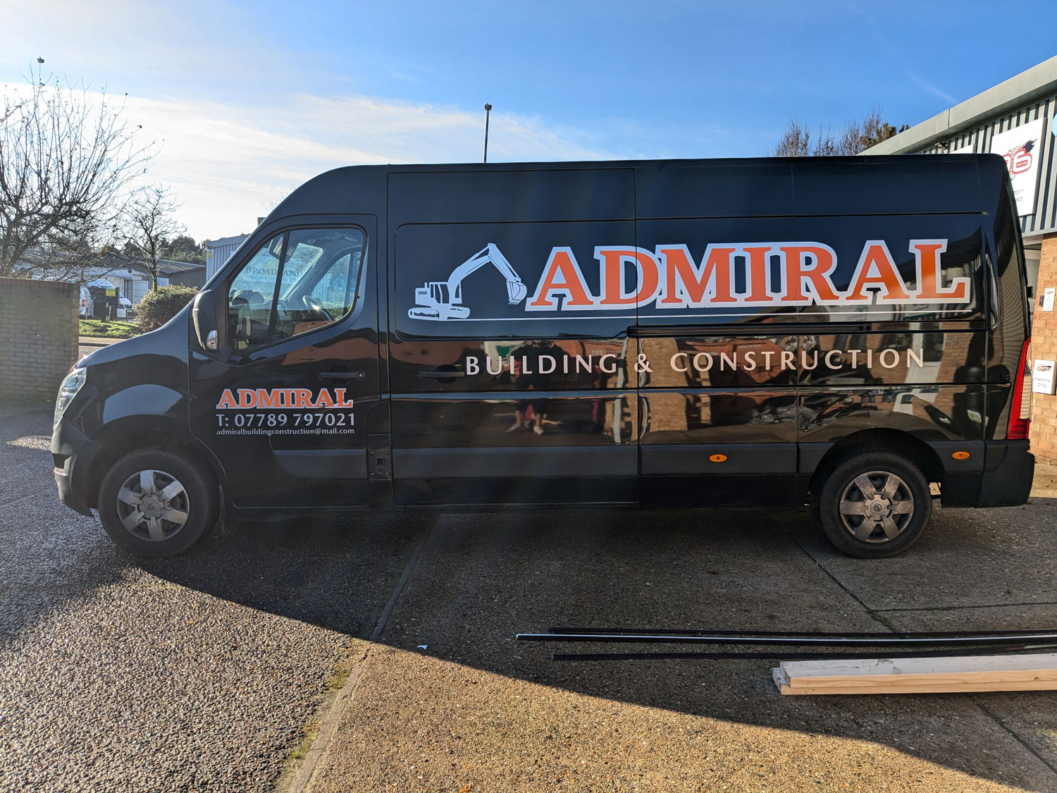 Admiral Building Vehicle Graphics