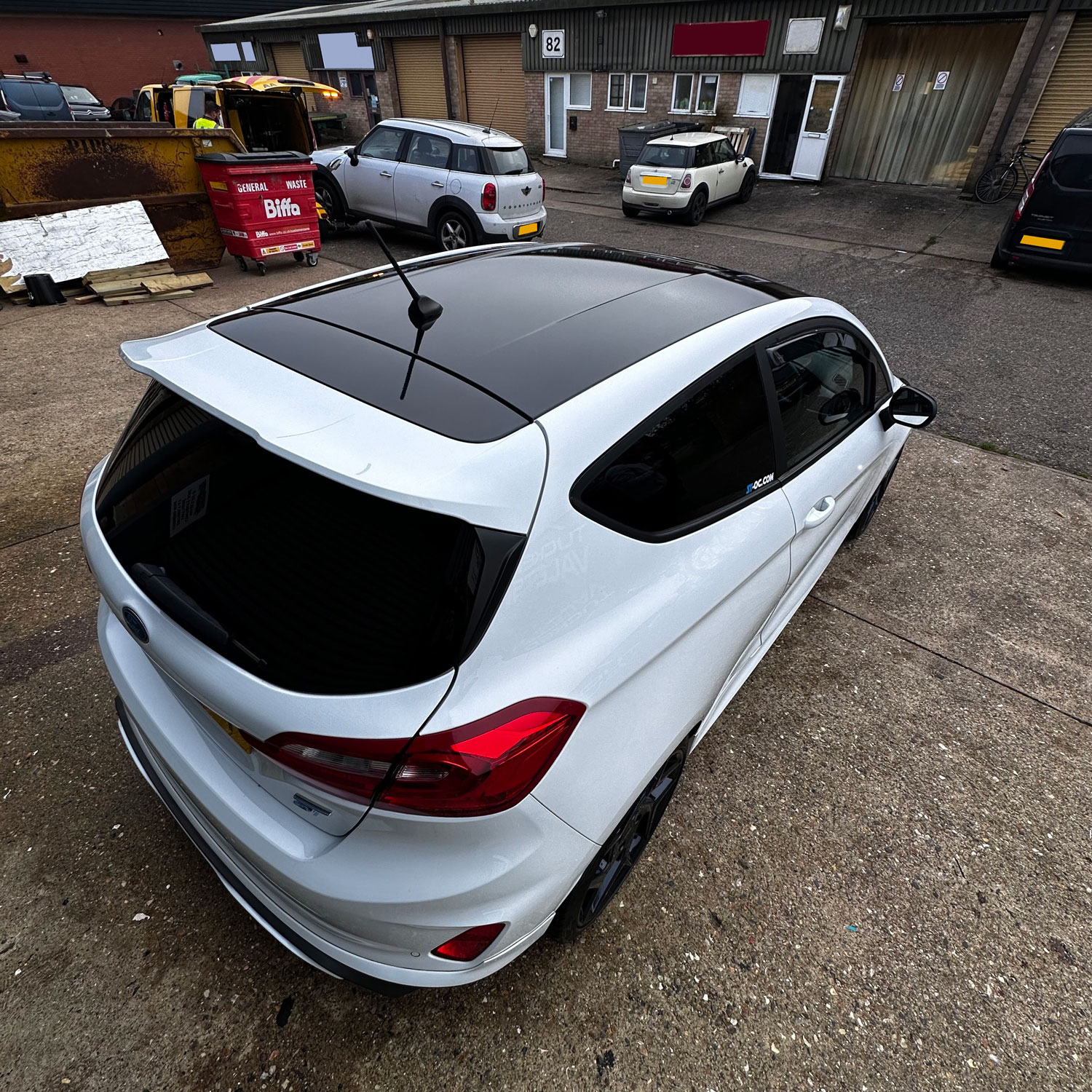 Ford Fiesta ST Roof Wrap